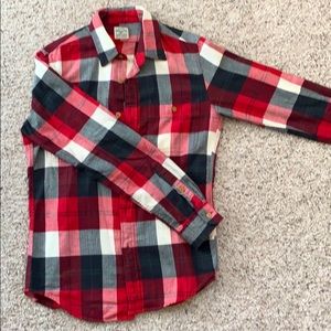 J.Crew Flannel button up with left chest pocket.